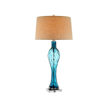 Glass Table Lamp